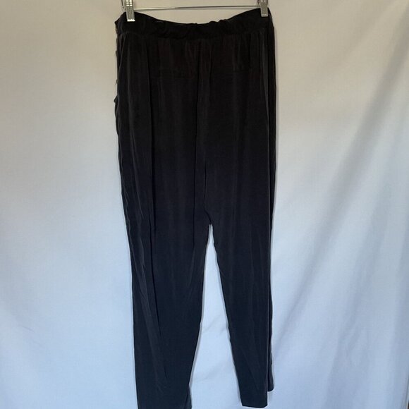 Anthropologie Saturday Sunday High-Waist Black Pants With Button Detail & Pocket - Picture 6 of 7